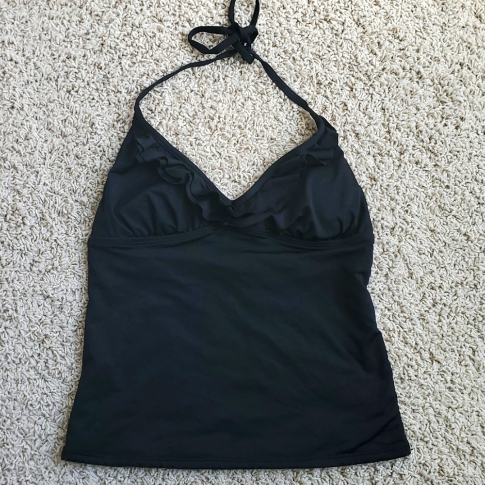 Old Navy black swim top S
